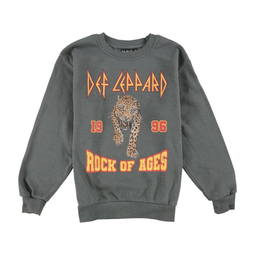 C-Life Womens Rock Of Ages 1996 Sweatshirt, Grey, M, DM